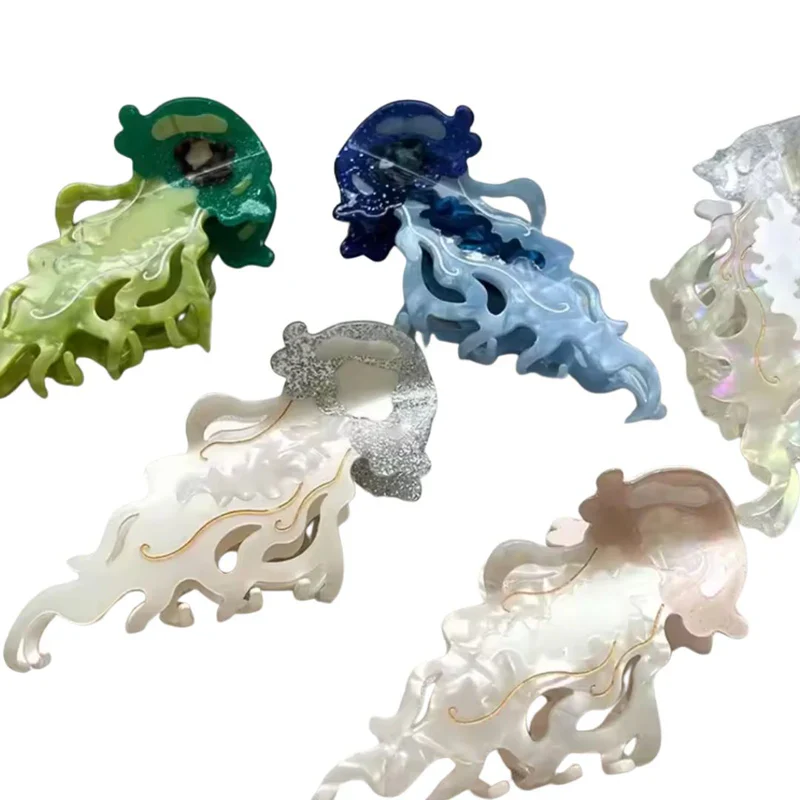 Jellyfish Hair Claw Clip