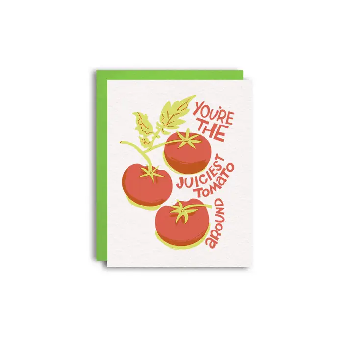 Juicy Tomato Greeting Card - Image 2