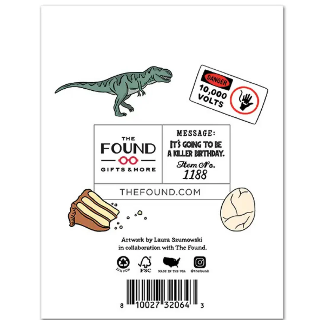 Jurassic Park Killer Birthday Card - Image 3