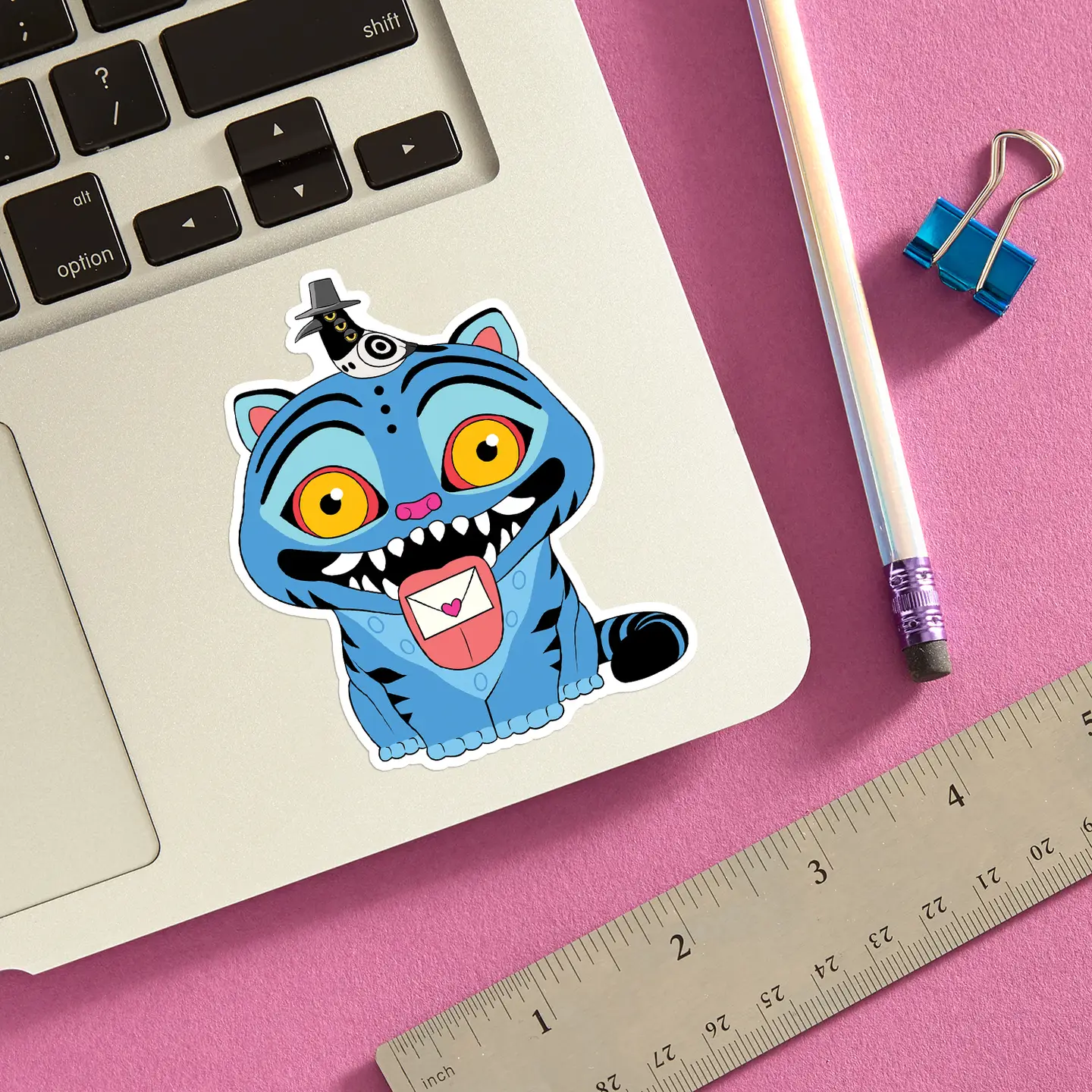 K-Pop Tiger Die Cut Sticker - Image 2