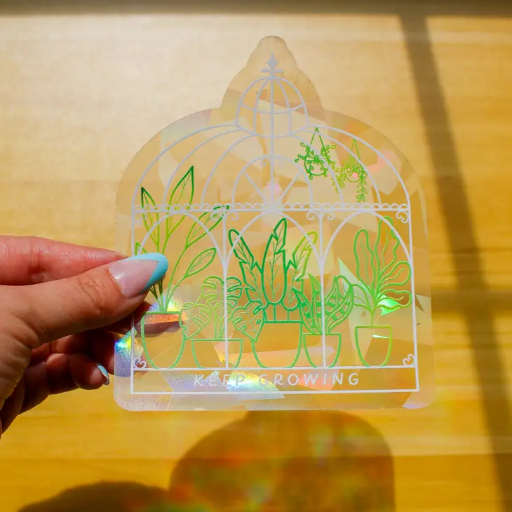 Keep Growing Rainbow Making Suncatcher Sticker - Image 2