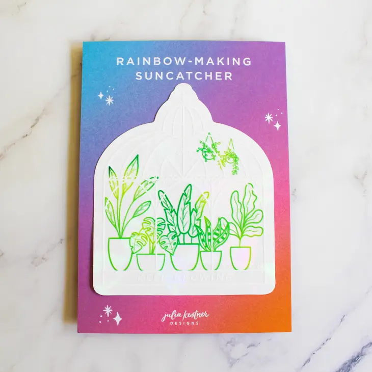 Keep Growing Rainbow Making Suncatcher Sticker - Image 3