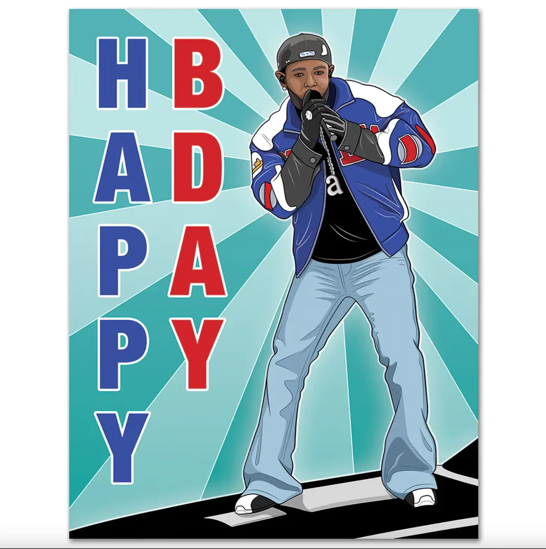 Kendrick They Not Like us Birthday Card