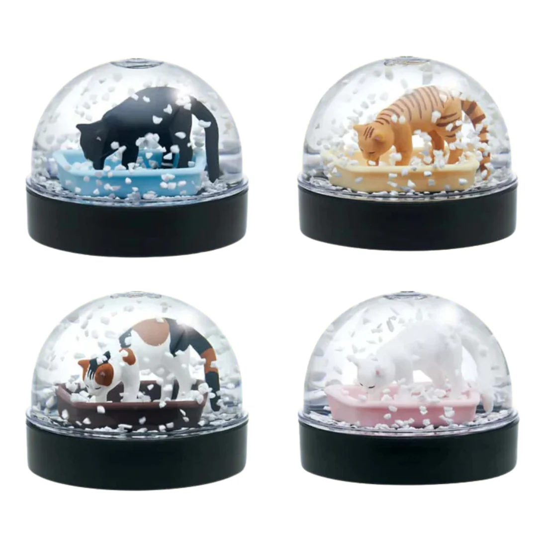 KITAN CLUB: Cat Litter Snow Globe Blind Box