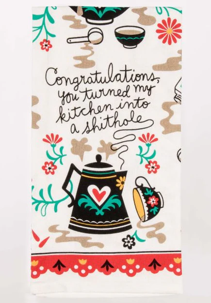 Kitchen Sh!thole Dish Towel