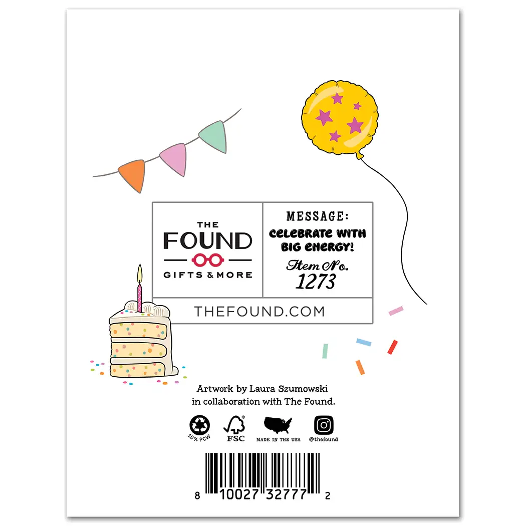 Labubu Big Energy Birthday Card - Image 3