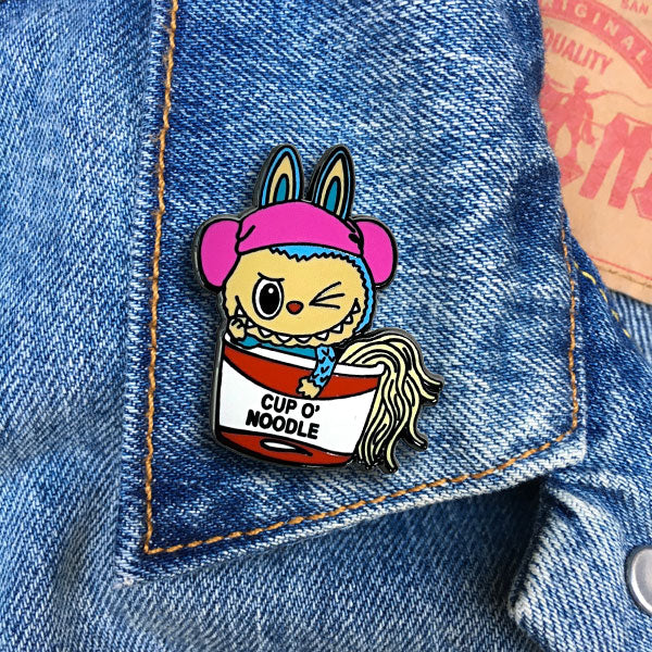 Labubu Ramen Noodle Pin - Image 2