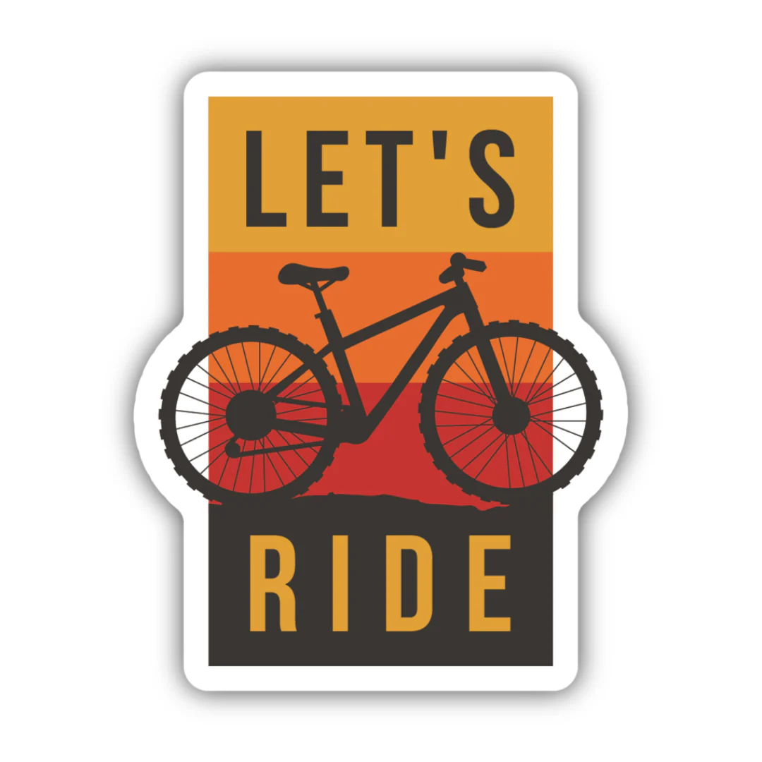 Let's Ride Sticker