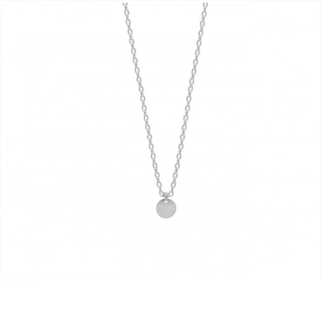 Little Disc Necklace Silver