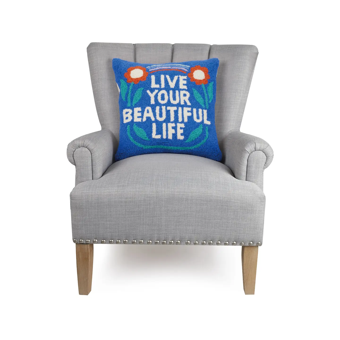 Live Your Beautiful Life Hook Pillow - Image 2