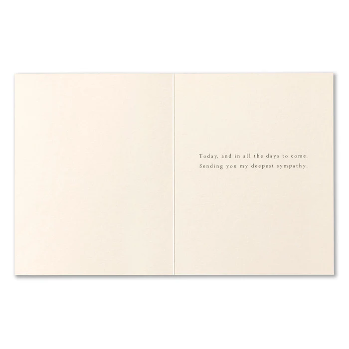 Holding You in My Heart - Sympathy Card - Image 2