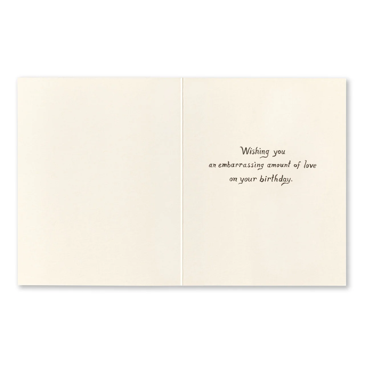 Wishing You An Embarrassing Amount of Love - Birthday Card - Image 2