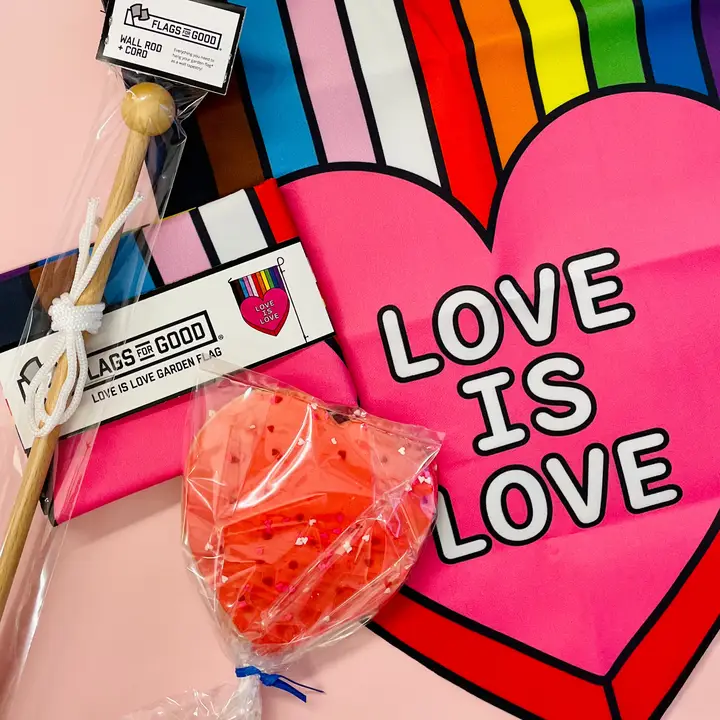 Love is Love Garden Flag - Image 2