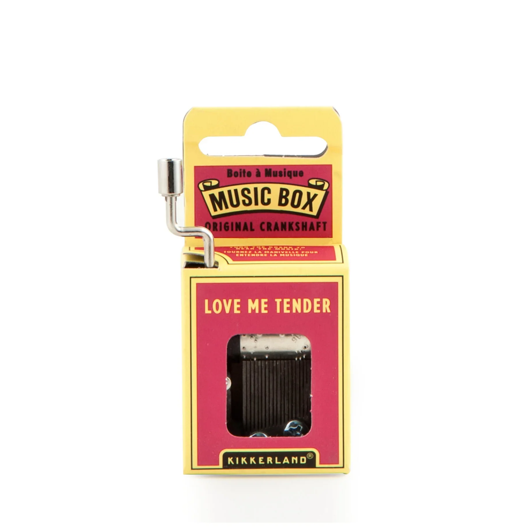 Love Me Tender - Crank Handle Music Box