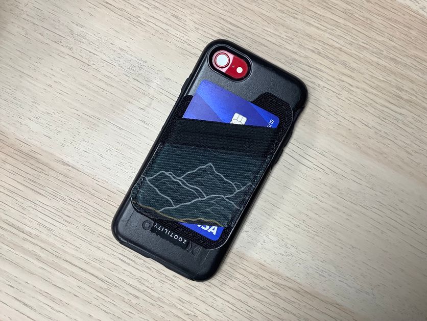 Magnetic Phone Elastic Wallet - Trail Map - Image 2