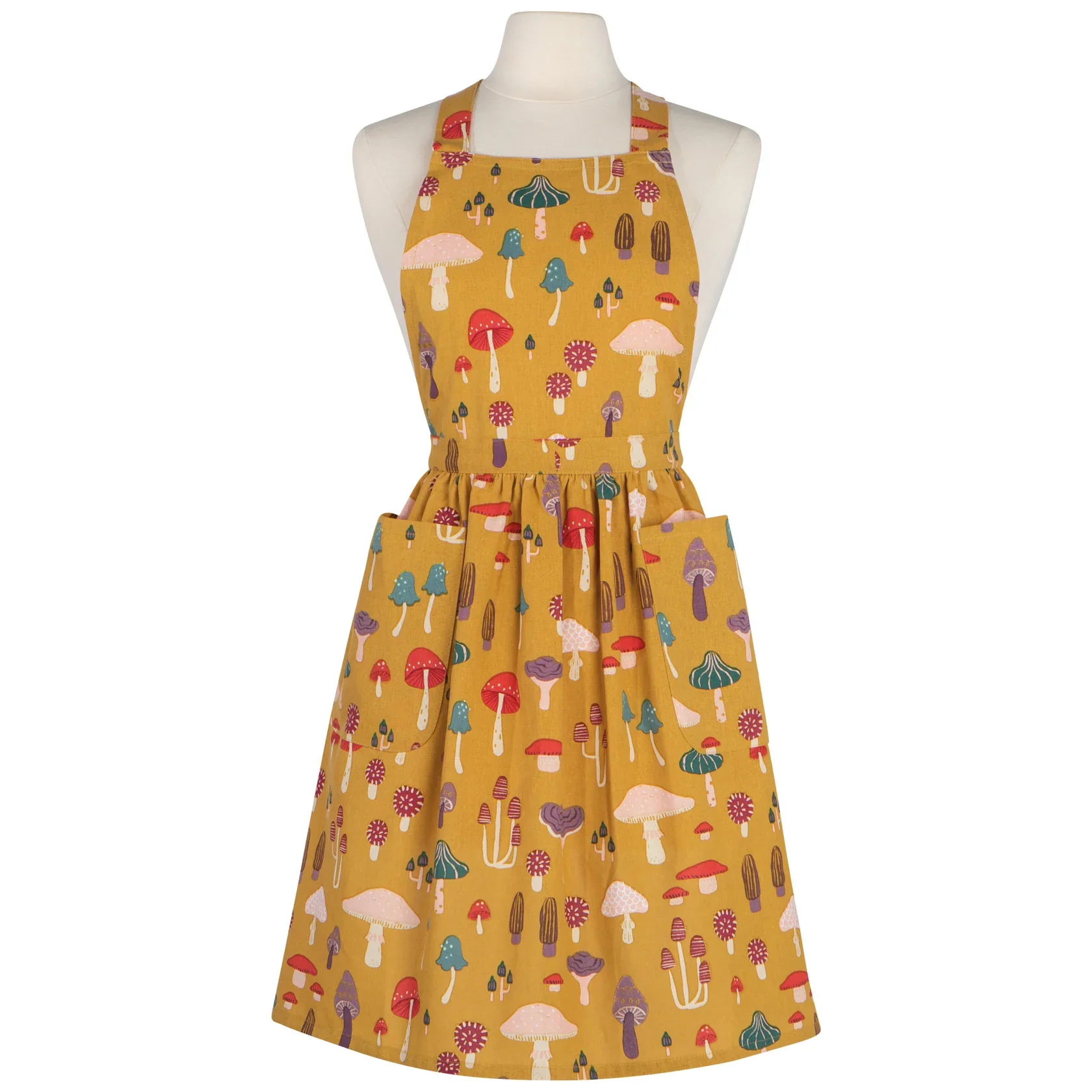 Maisie Apron in Mushroom Gems