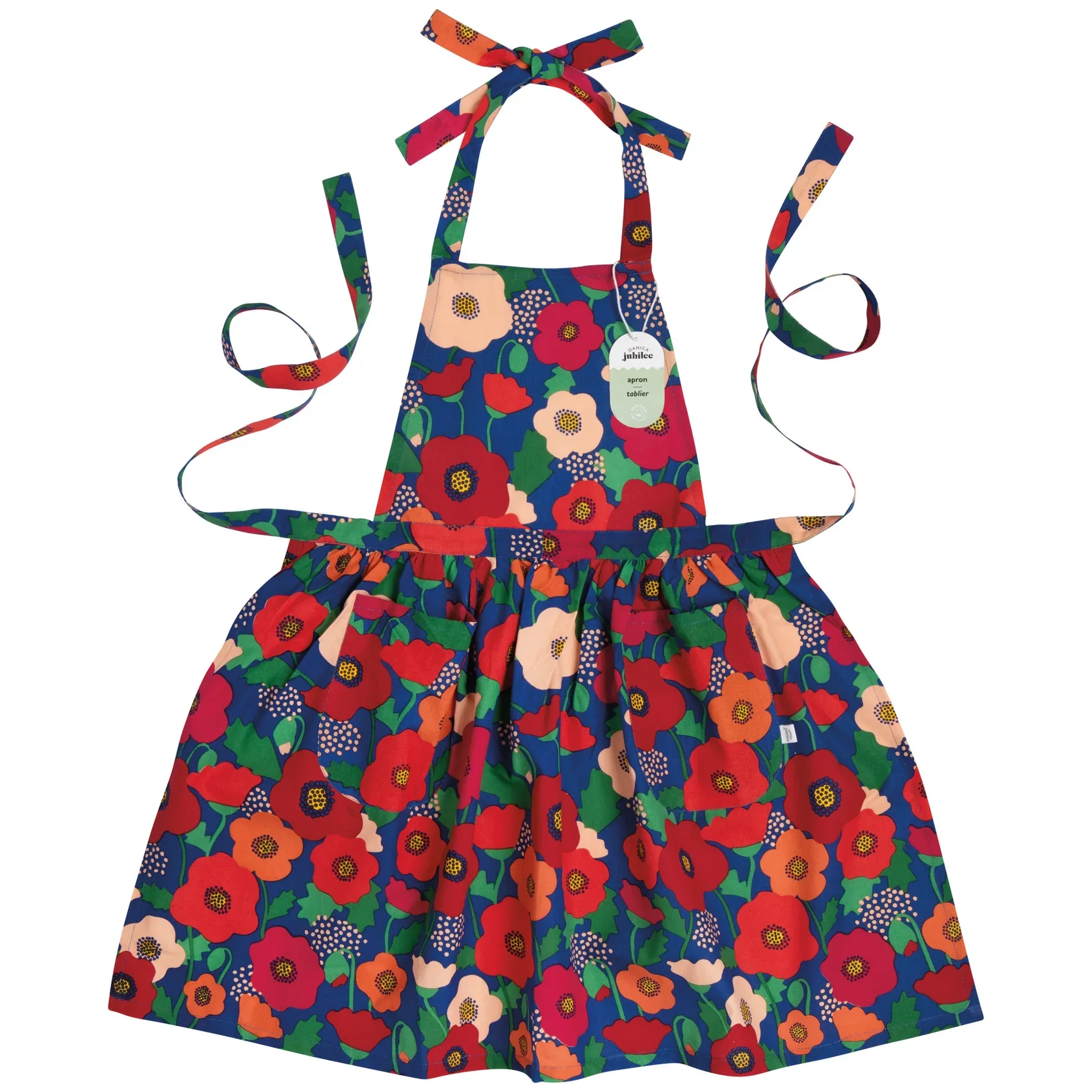 Maisie Apron in Poppy - Image 2