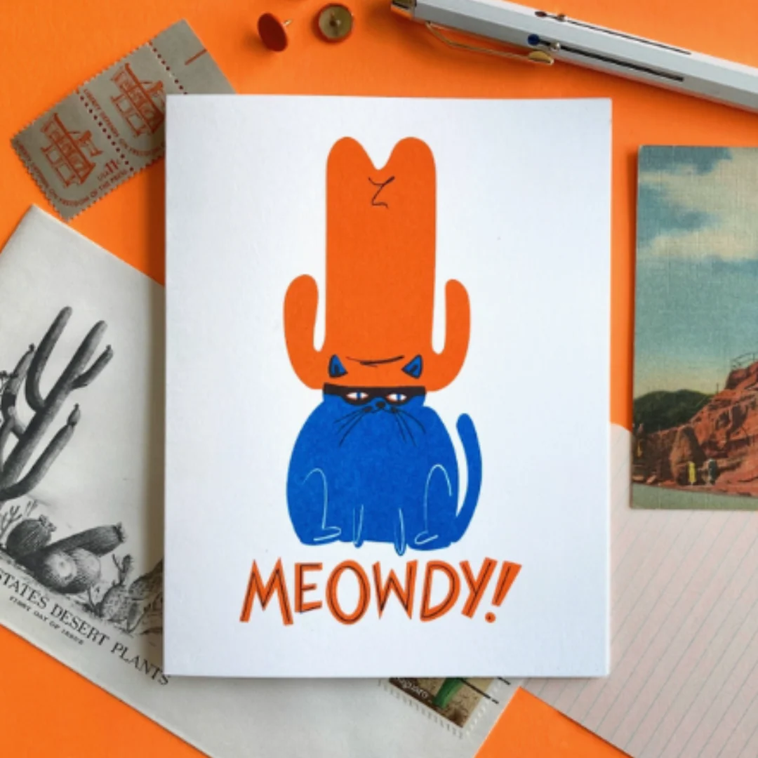 Meowdy Cat Card - Image 2
