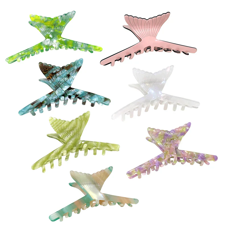 Mermaid Tail Hair Claw Clip