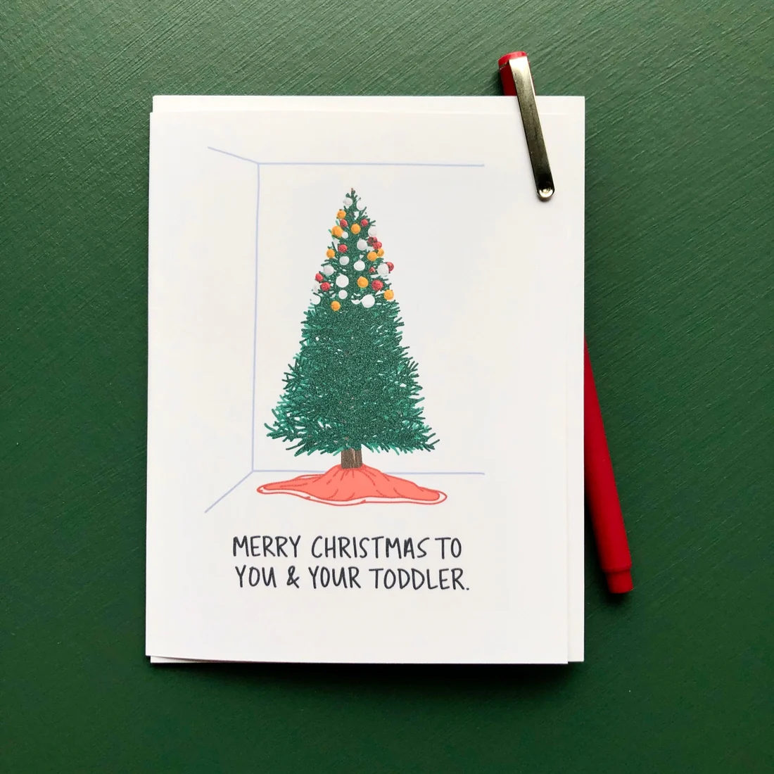 Merry Christmas to You and Your Toddler Card - Image 2