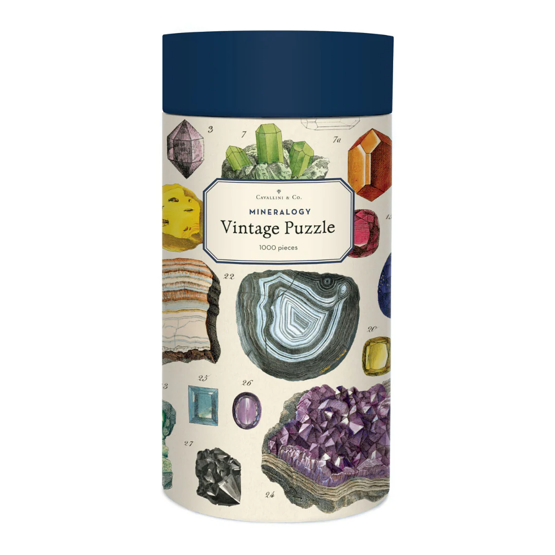 Cavallini & Co. 1000 Piece Puzzle - Mineralogy