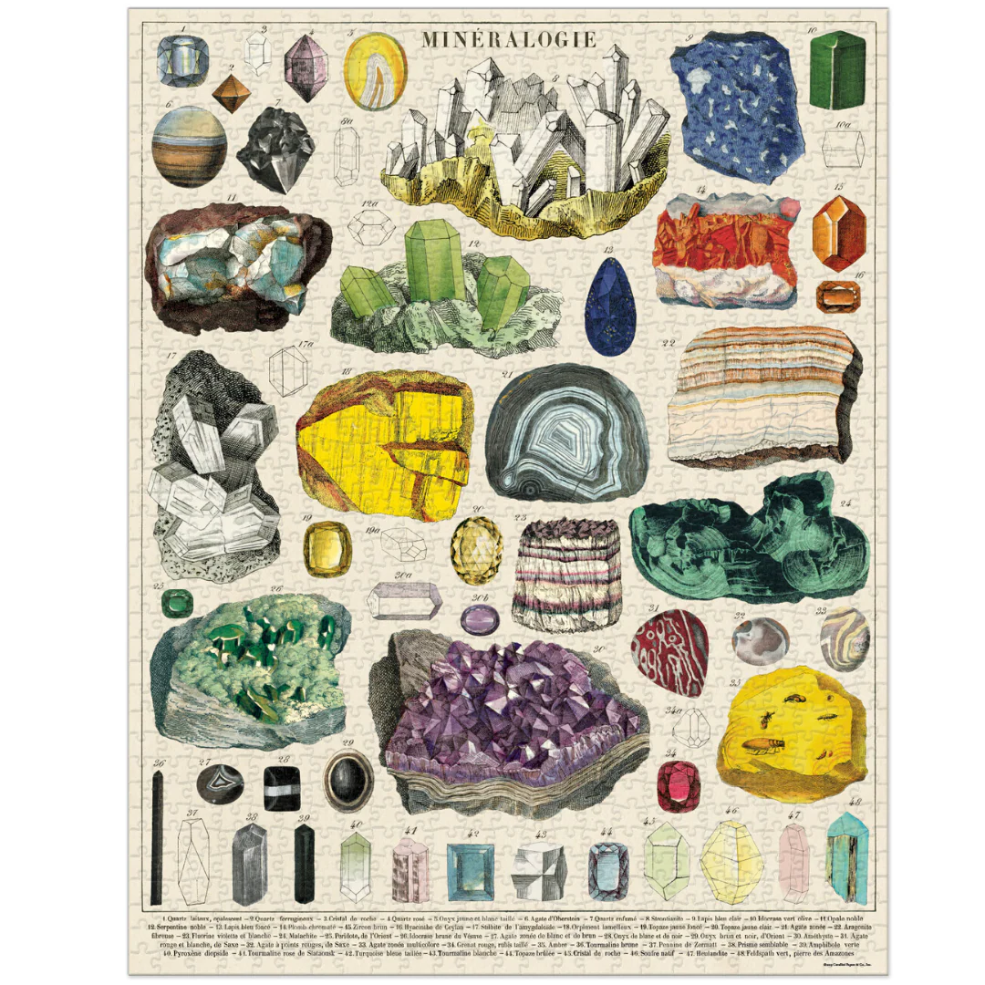 Cavallini & Co. 1000 Piece Puzzle - Mineralogy - Image 2
