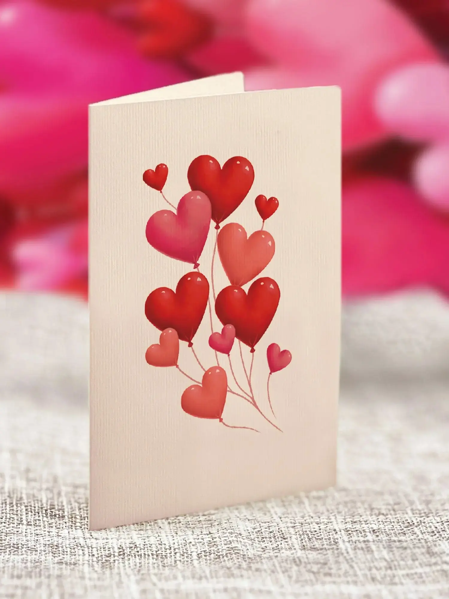 Mini Heart Balloons Pop-Up Card - Image 5