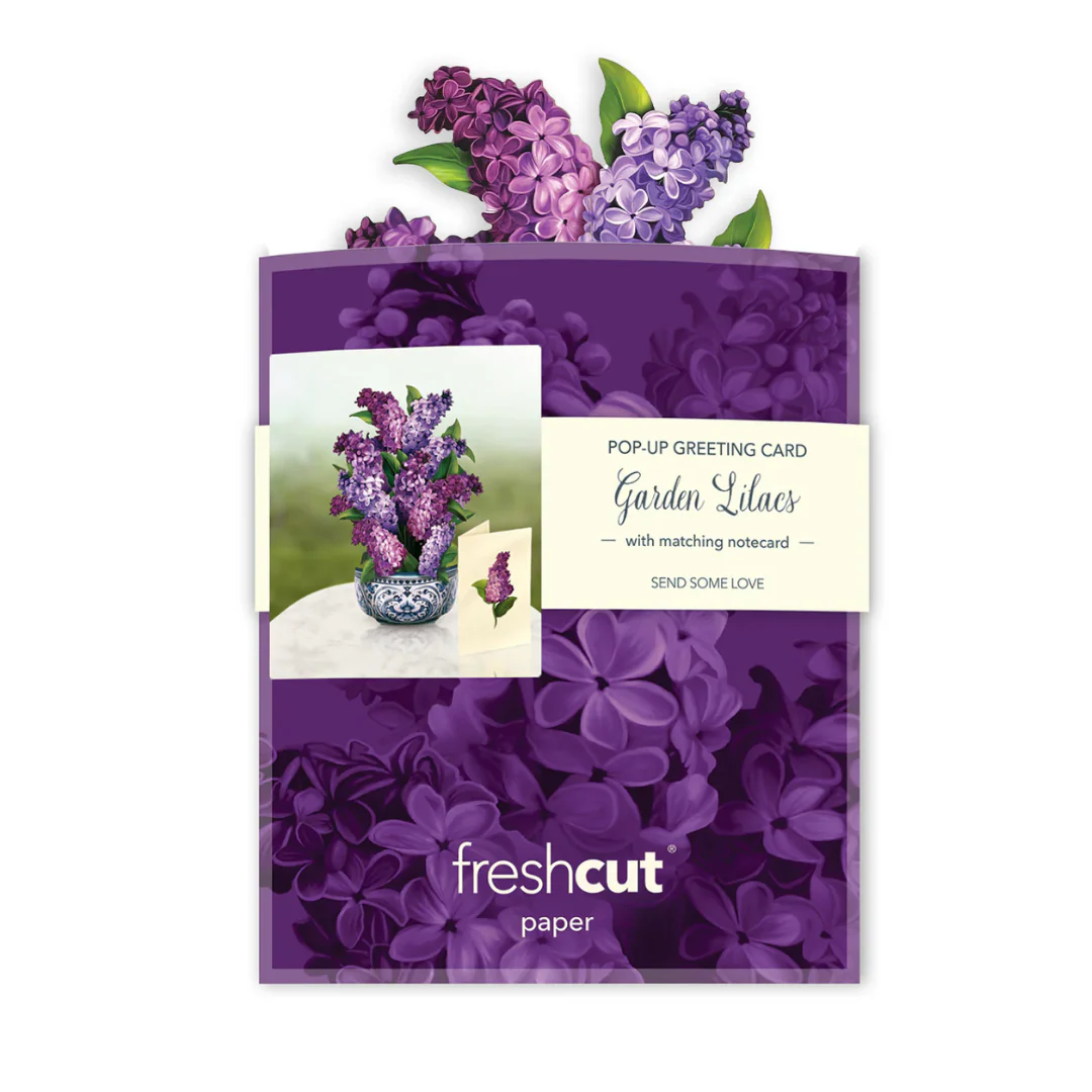 Mini Garden Lilac Pop-Up Card