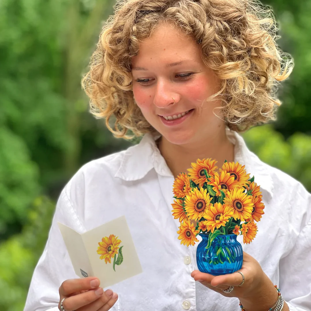 Mini Sunflower Pop-Up Card - Image 2