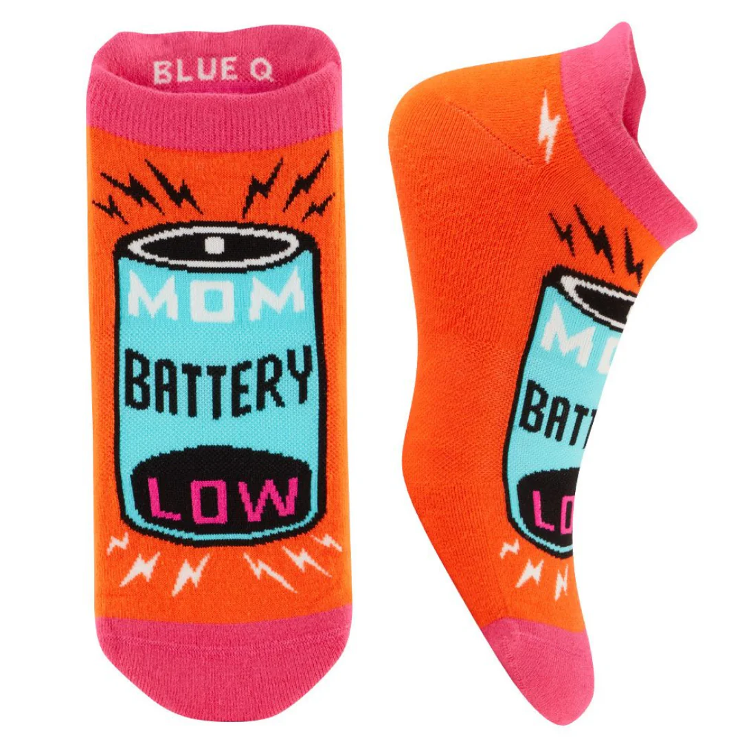 Mom Battery Sneaker Socks