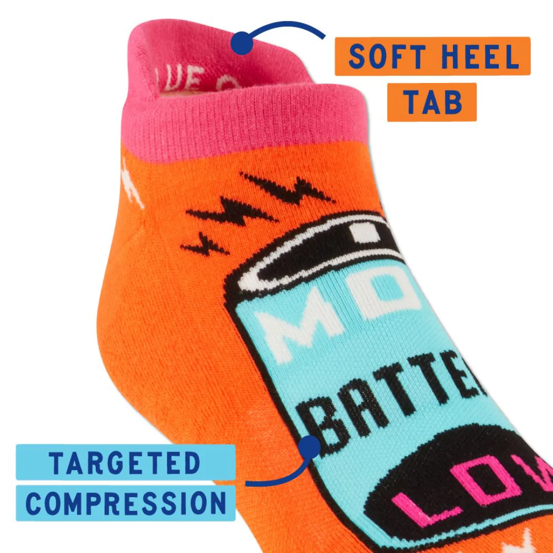 Mom Battery Sneaker Socks - Image 2