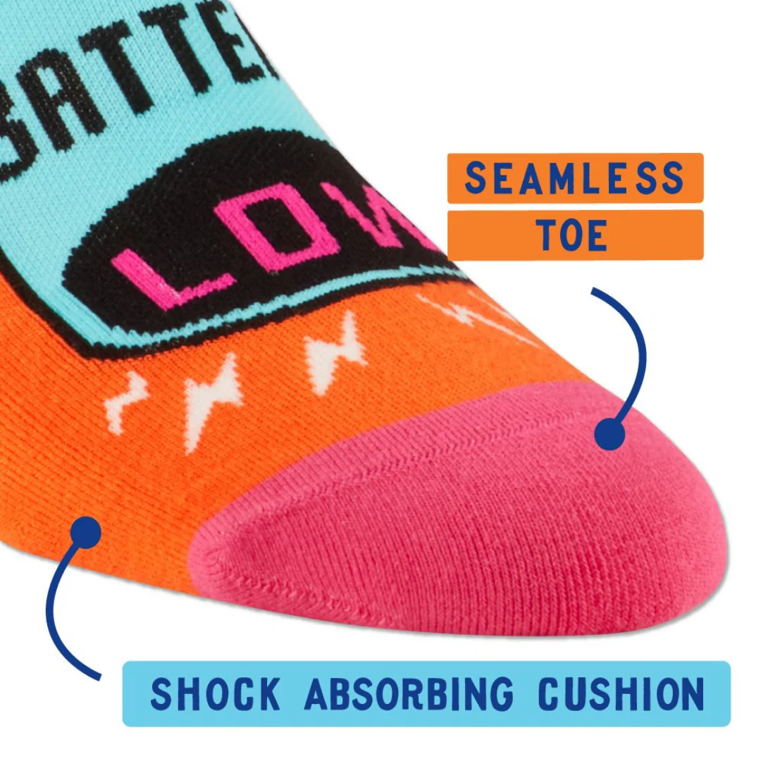 Mom Battery Sneaker Socks - Image 3