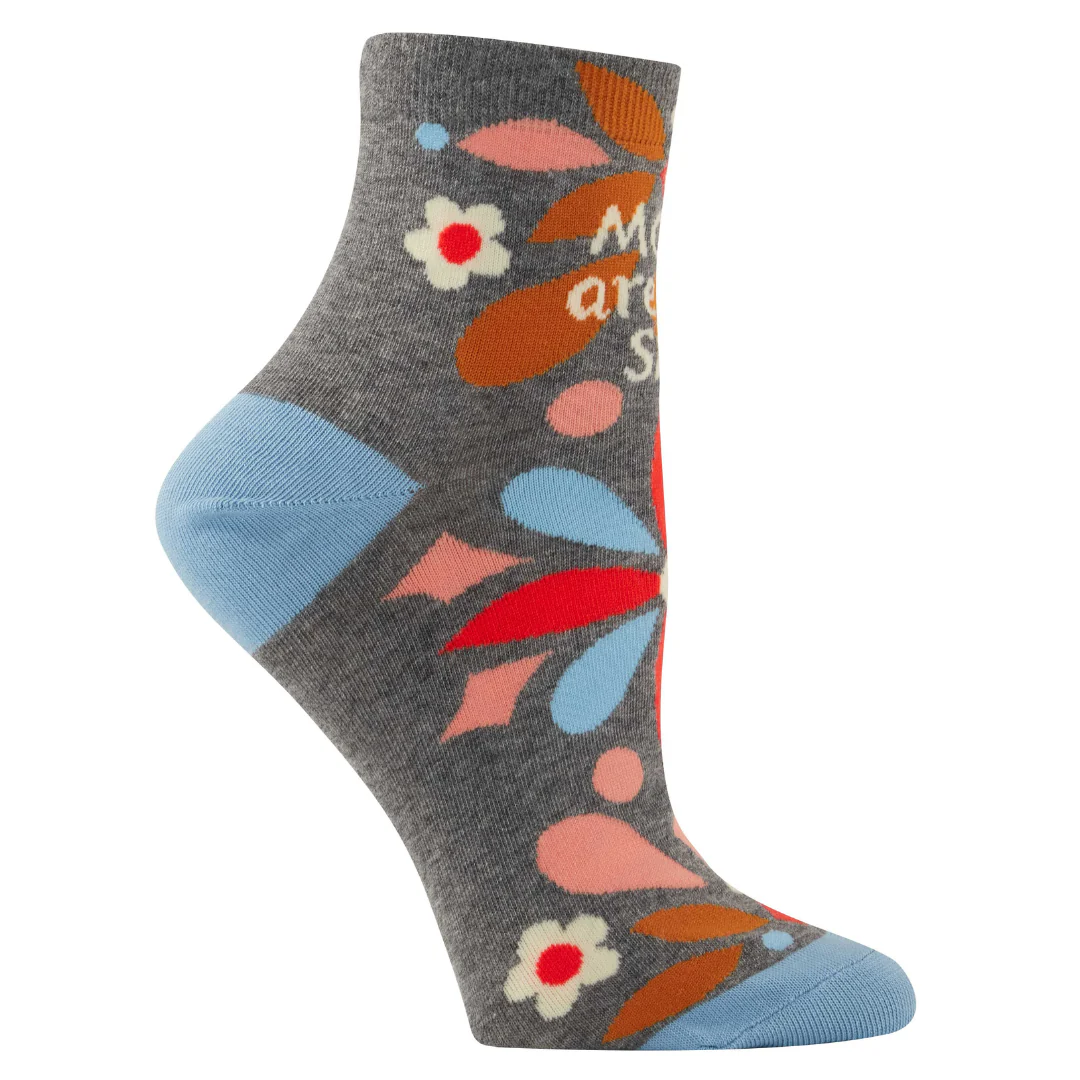 Moms Are The Sh*t Women's Ankle Socks - Image 3