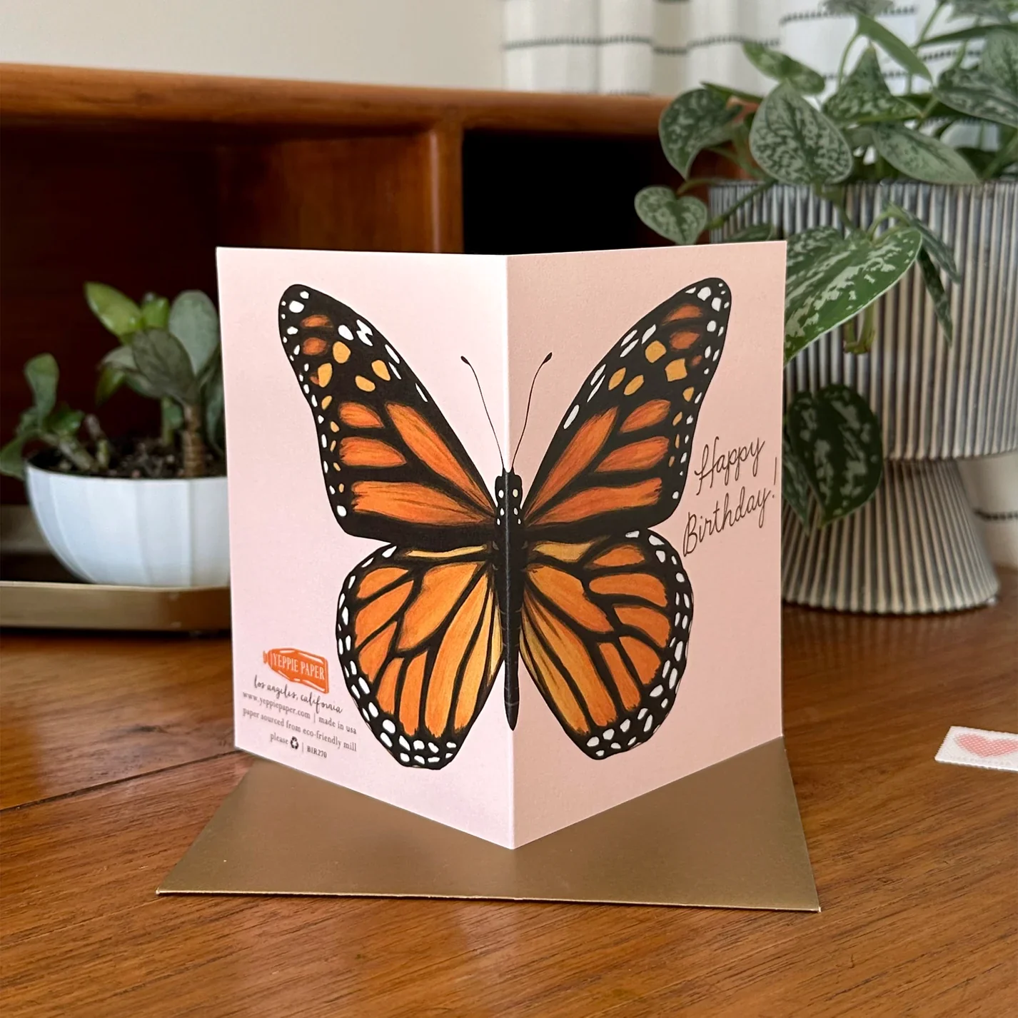 Monarch Butterfly Birthday Card - Image 2