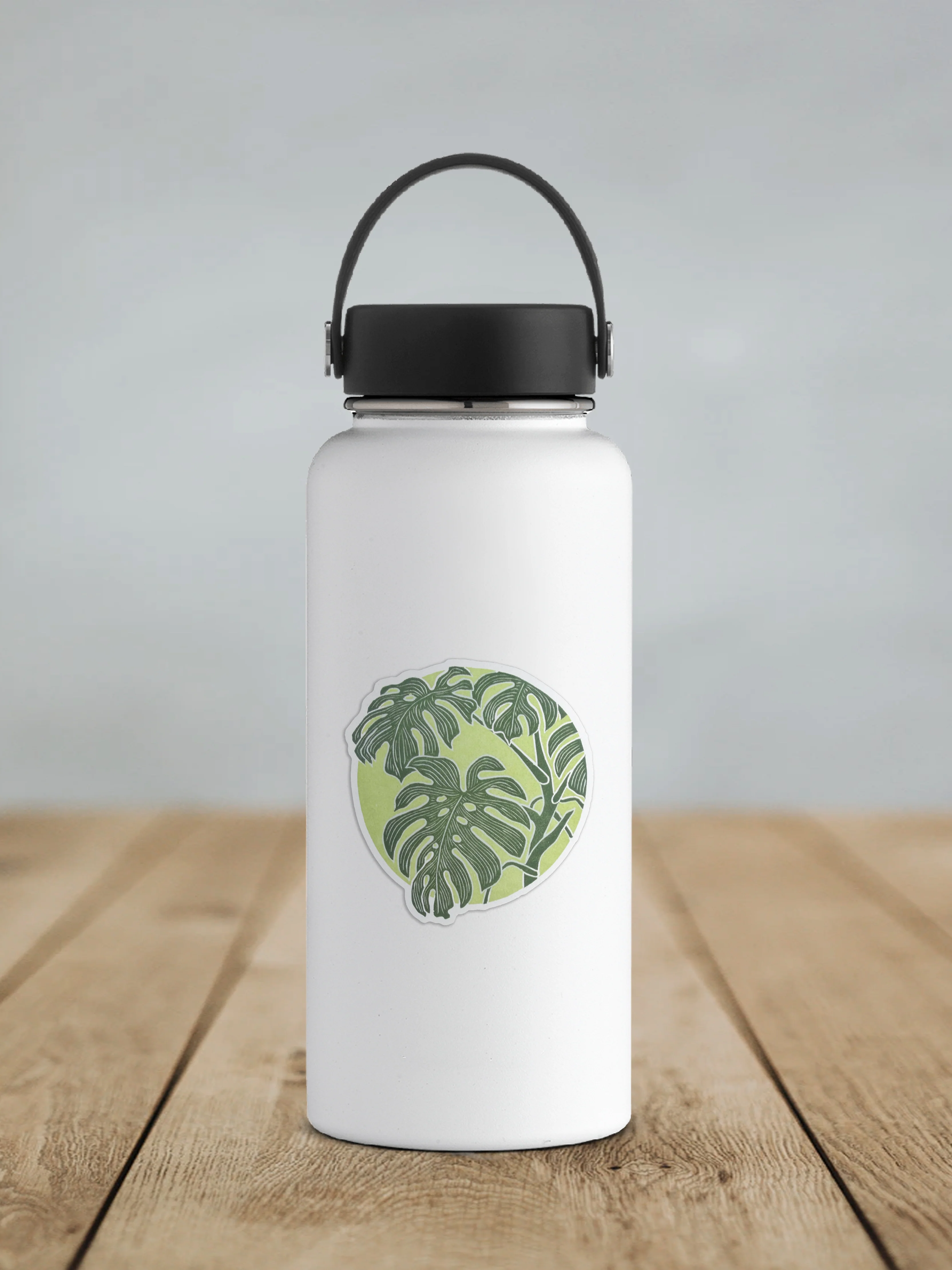 Monstera Leaf II Vinyl Sticker - Image 3