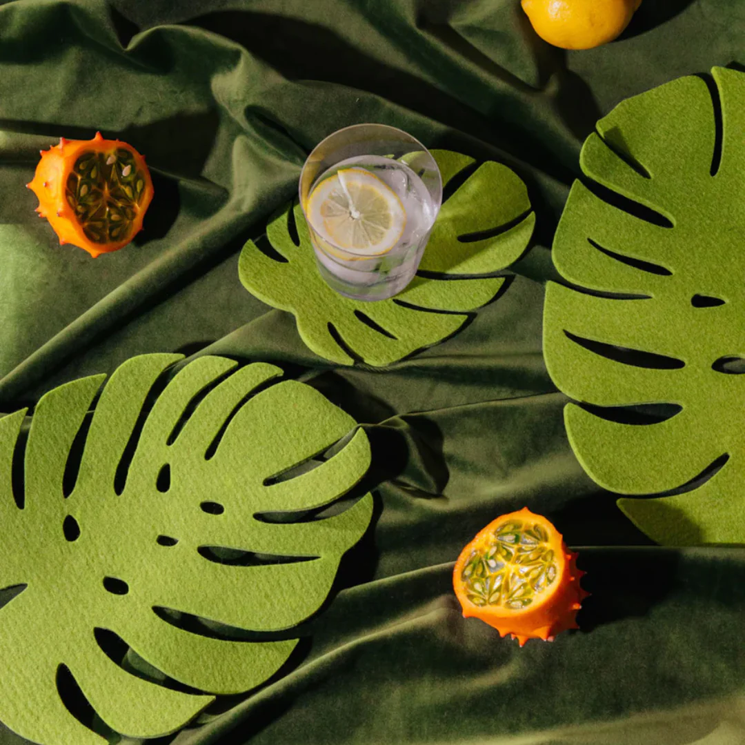 graf lantz Monstera Leaf Trivet- Pistachio - Image 3