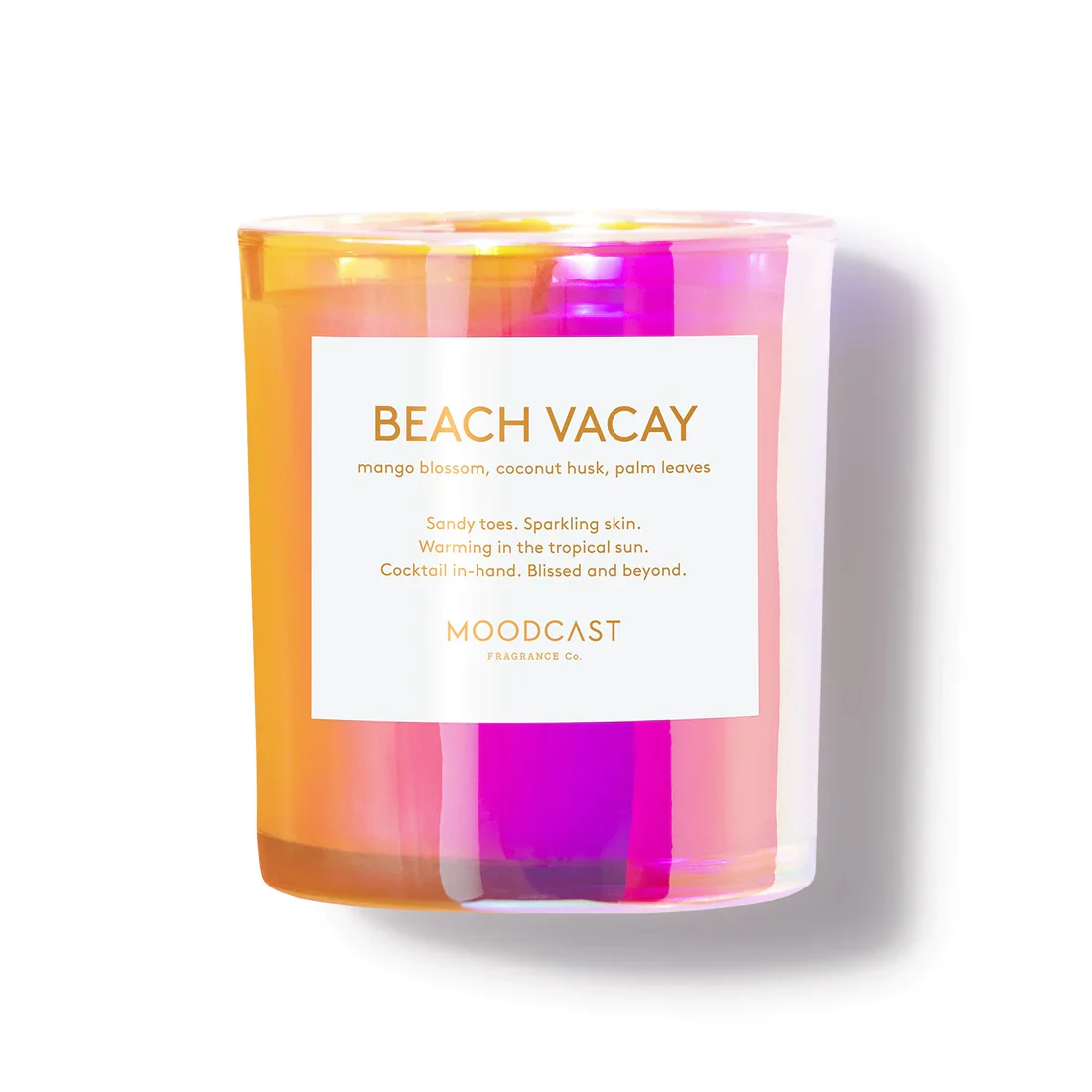 Moodcast Fragrance Co. 8oz Candle - Beach Vacay