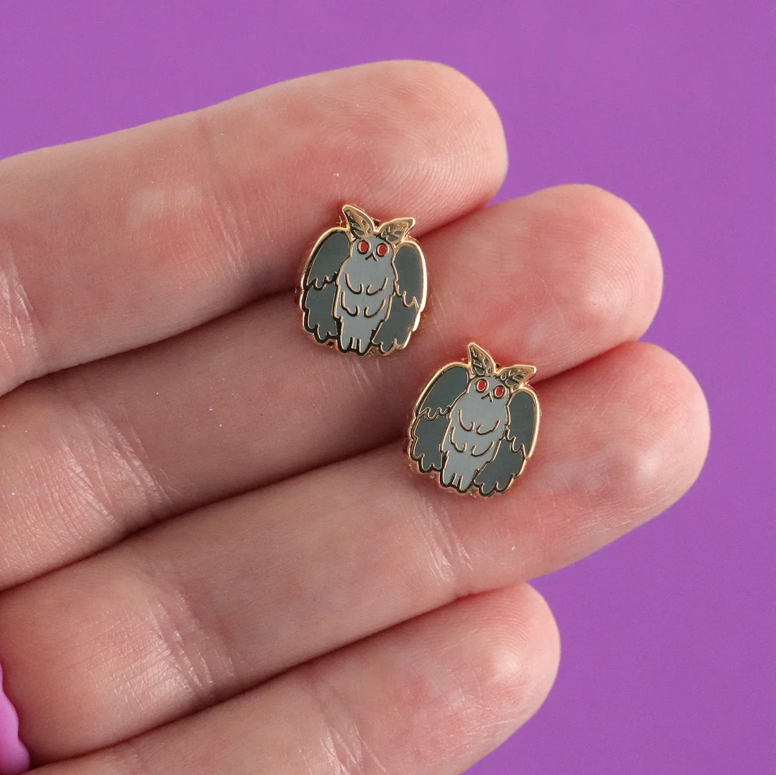Mothman Earrings - Image 2