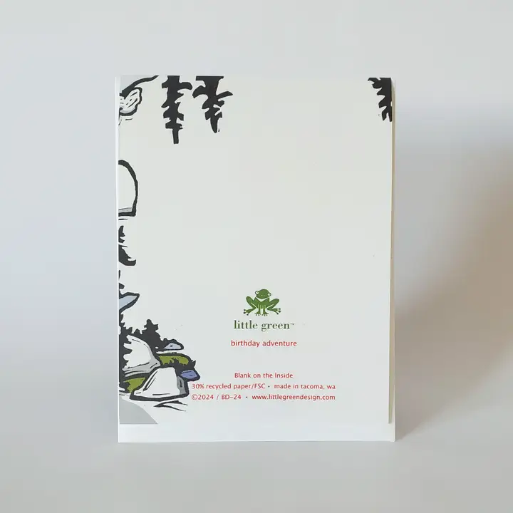 Mountain Adventure Happy Birthday Greeting Card - Image 2