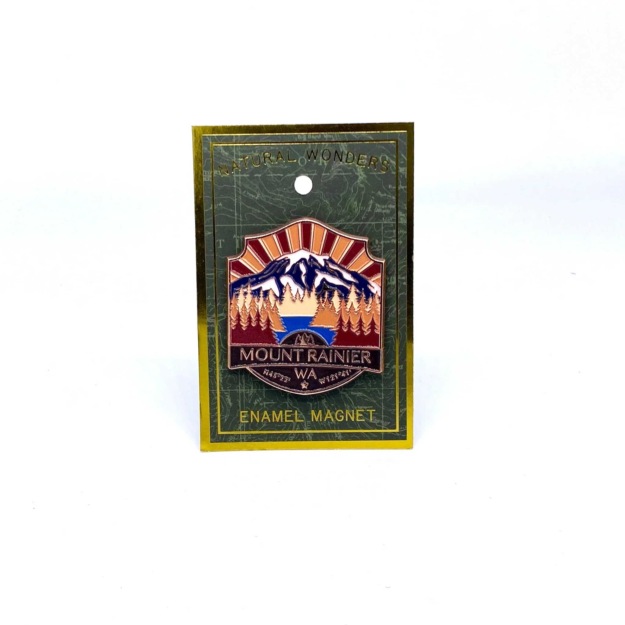 Mt. Rainier Enamel Magnet - Image 2