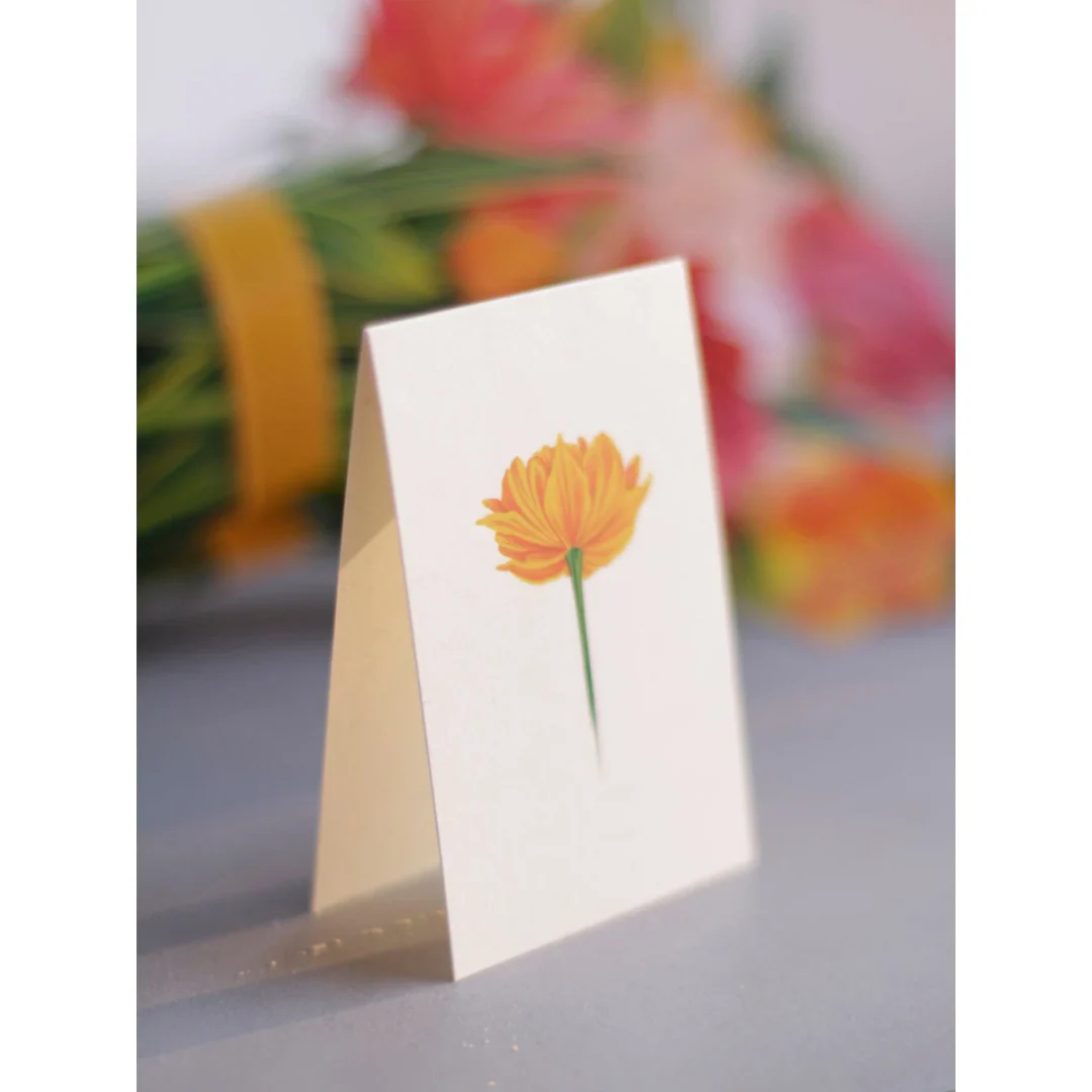 Murillo Tulips Fresh Cut Paper Card - Image 4