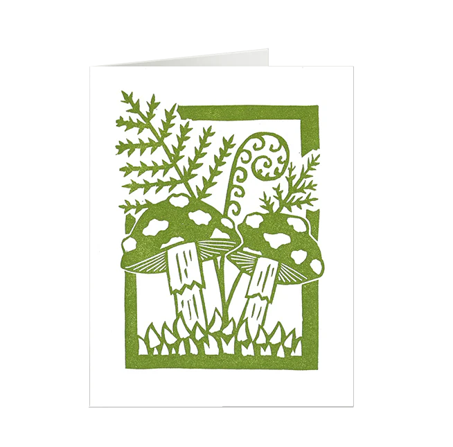 Mushroom & Fern Card - Image 3