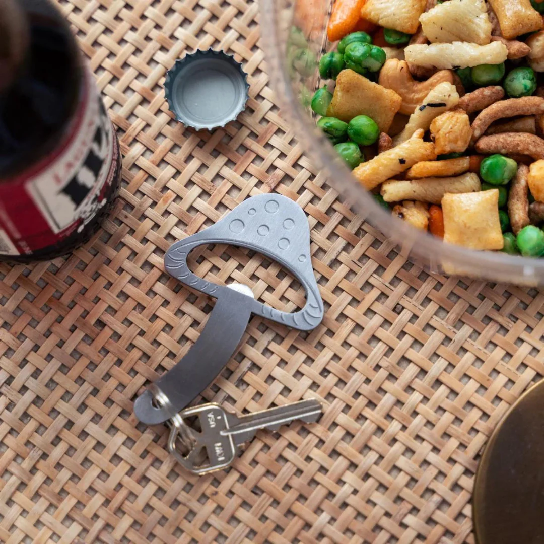 Mushroom Keychain Bottle Opener - Image 2
