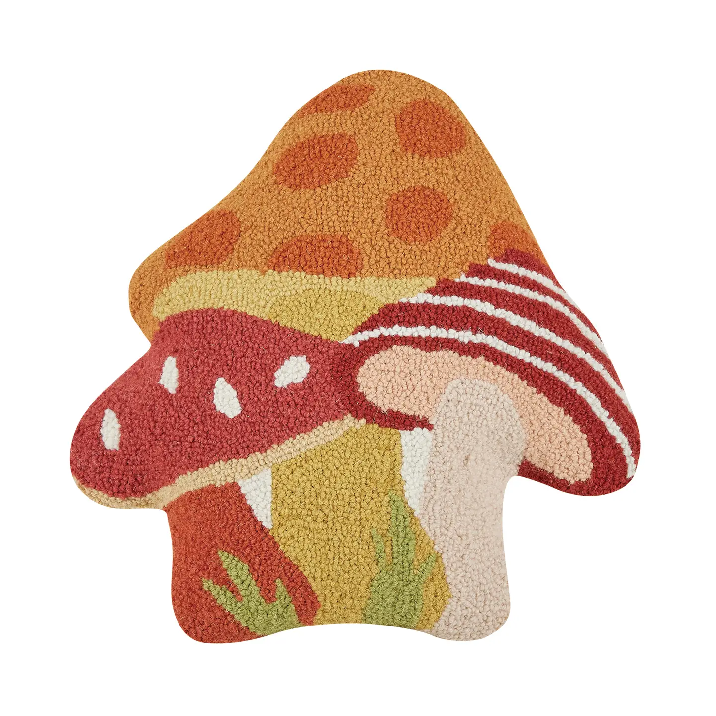 Mushroom Shaped Hook Pillow (Multi)