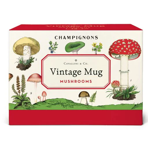 Cavallini & Co. Vintage Mug - Mushroom - Image 2