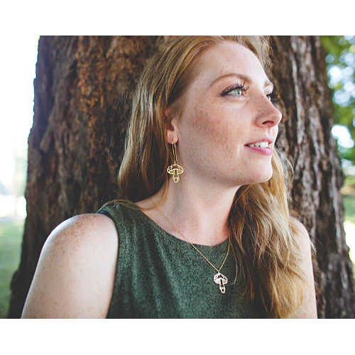 Mushroom Earrings - Image 2