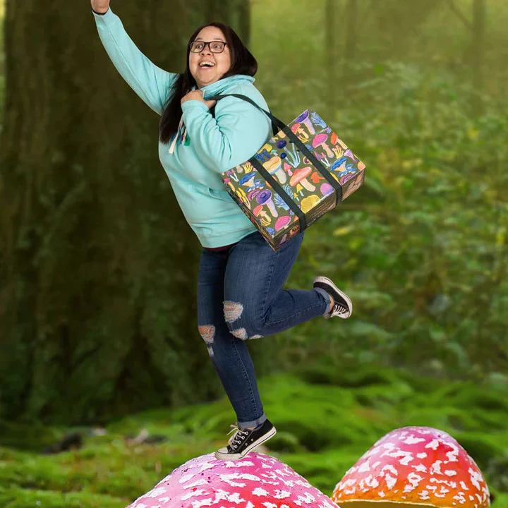Mushrooms Shoulder Tote - Image 3