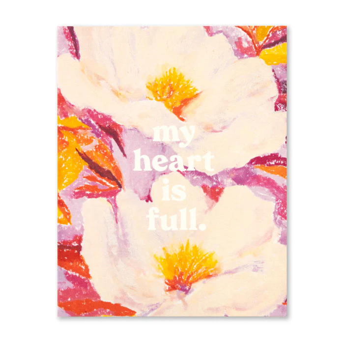 My heart is full - Thank You Card - Image 4