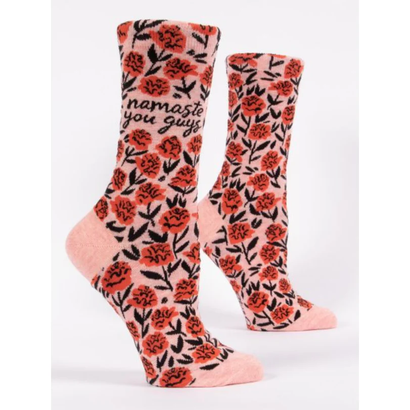 Namaste You Guys Womens Crew Socks
