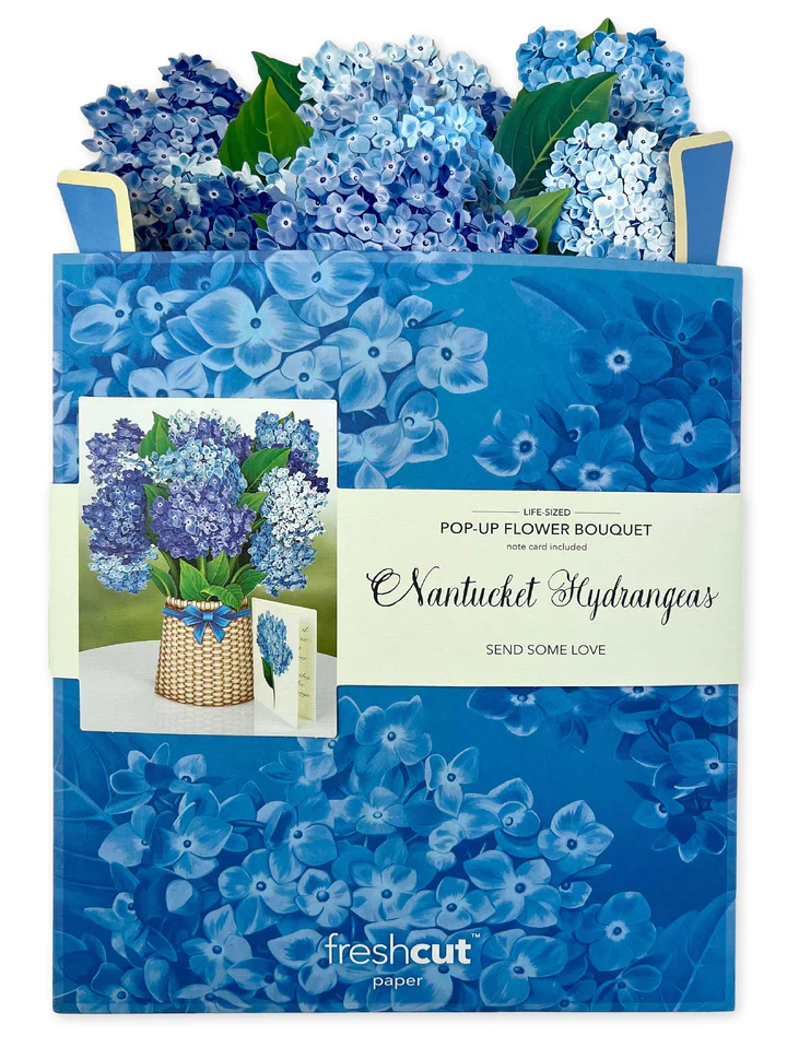 Nantucket Hydrangea FreshCut Paper Card - Image 3